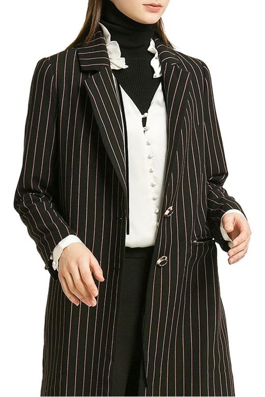 EMC亿美丞 霸气条纹西装外套 124 商品图3