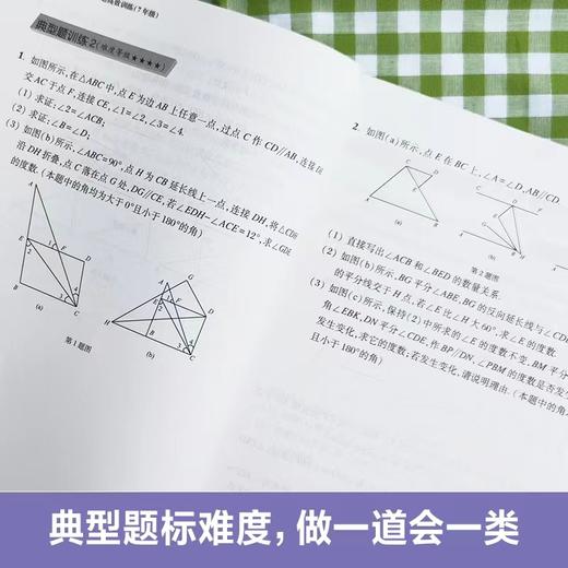 周计划：初中数学几何+代数+计算题789年级 商品图13