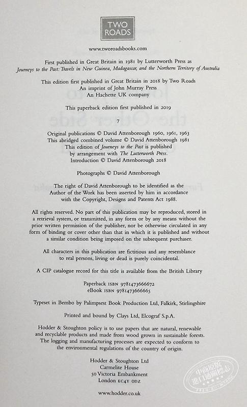 【中商原版】大卫 爱登堡 到世界另一边旅行 Journeys to the Other Side of the World 英文原版 David Attenborough 商品图4