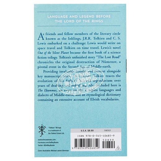 预售 【中商原版】失落之路 中洲历史系列5 英文原版 The Lost Road and Other Writings John Ronald Reuel Tolkien 商品图1