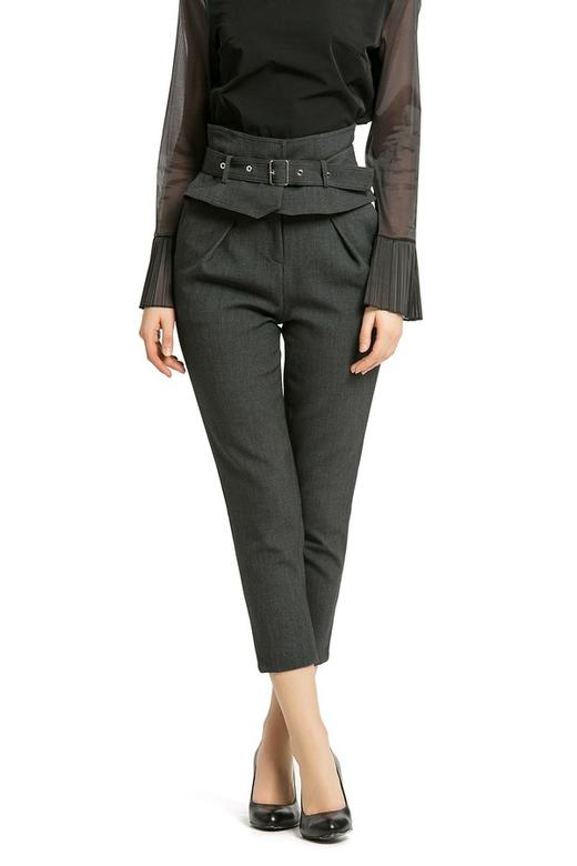 NOIR 精致腰封装饰长裤 986 商品图3