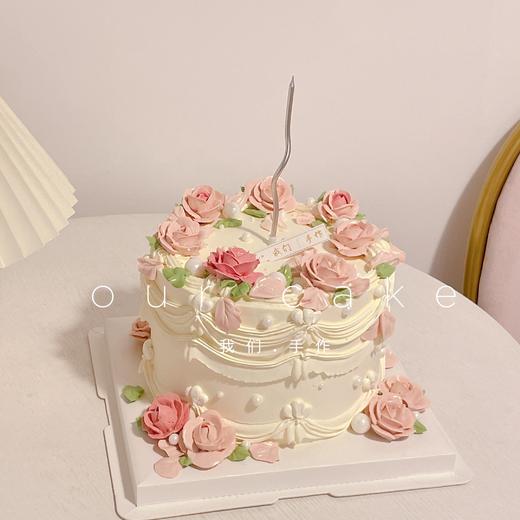 韩式裱花送女生女士蛋糕-低糖处理无添加 商品图2