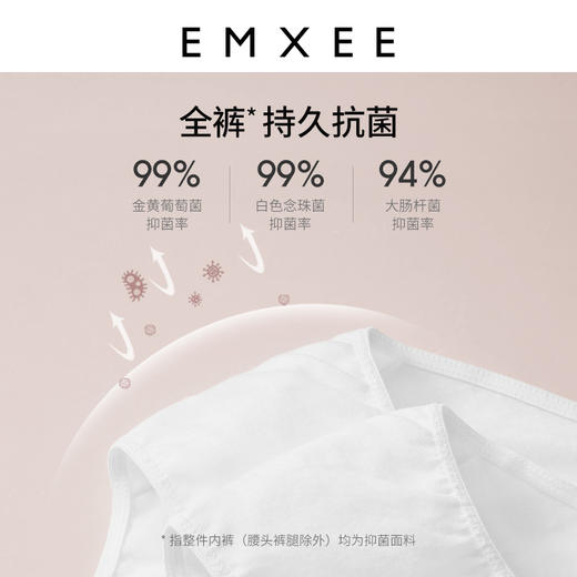 【一次性用品】嫚熙一次性内裤女士纯棉旅行旅游日抛免洗女AAA抑菌8条装 商品图2