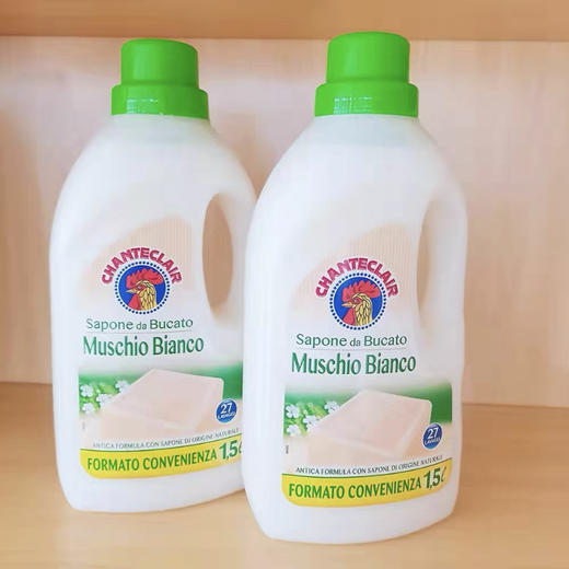 意大利进口大公鸡头管家强效去污白麝香洗衣液1403ML 商品图1