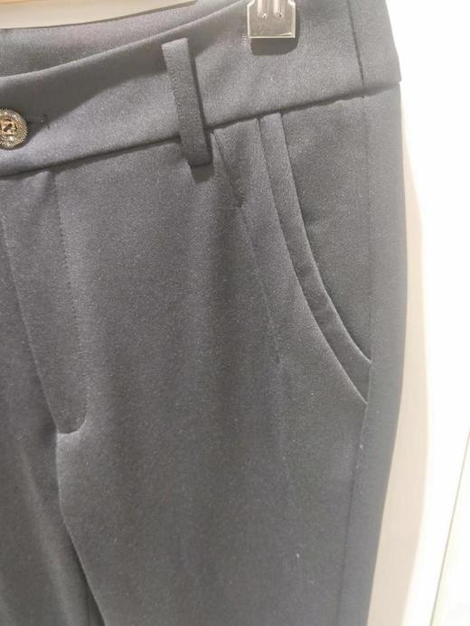 3楼康尼威秋款小脚黑色西裤货号B1001一1 商品图1