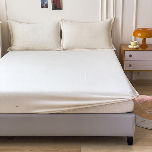 宜家同款慕斯天鹅绒床笠 细密绒毛 商品图5