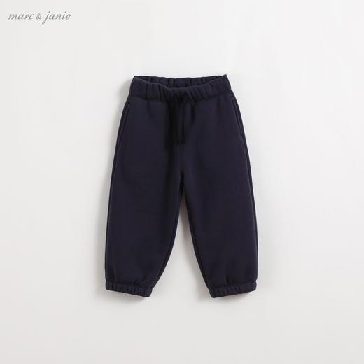 马克珍妮秋冬新款 男女童加绒休闲运动裤 儿童裤子221936 商品图2