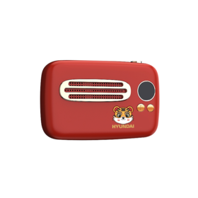 现代HYUNDAI-复古便携蓝牙音箱-国潮版 YH-F007