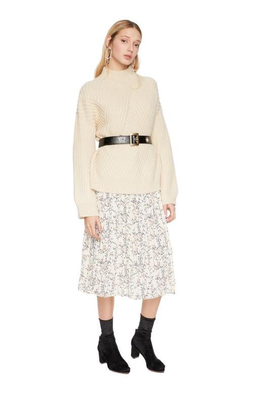 AUGUST 1 EIGHT 简约休闲高领毛衣 5081 商品图3