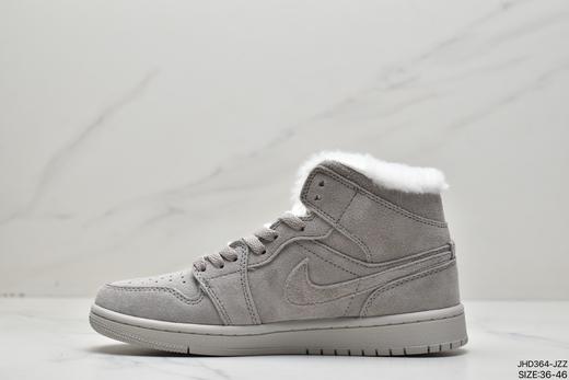 耐克Nike Air Jordan 1 Mid SE Brown Fleece中帮经典复古休闲运动板鞋男女鞋 商品图2