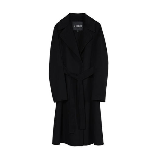 谜底2022冬季新款羊毛呢大衣女西装领修身纯色长款呢子224GD1527 商品图4