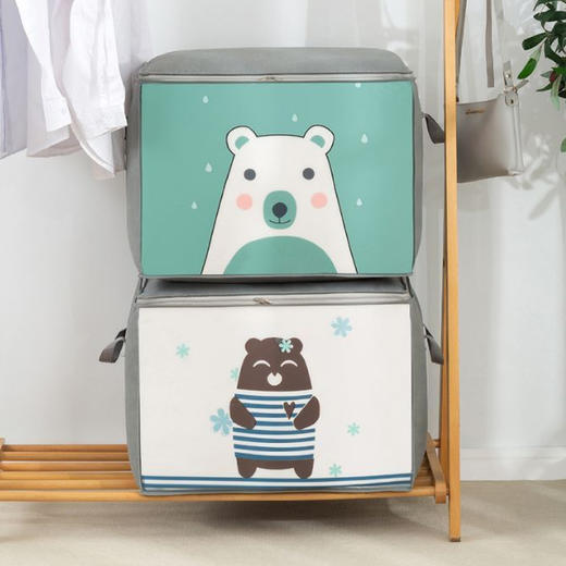 【限时折扣】衣服被子收纳袋子拉链式大容量收纳包（随机3个）50cm*420cm*39cm 商品图2