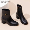 ARCHCONTACT安启美奈尖头中跟百搭女靴 商品缩略图1