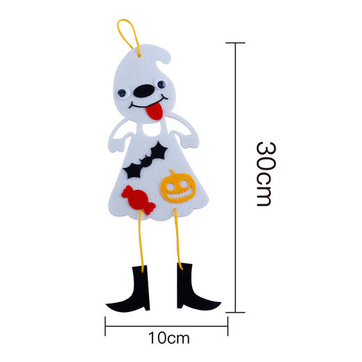 万圣节手工diy鬼怪不织布人物挂饰儿童制作装饰环创幼儿园材料包 商品图3