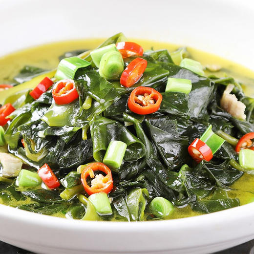 霞浦压缩有机海带苗 | 16倍泡发率 一餐一片 层层筛选晾晒风干 叶片清爽 色泽翠绿 商品图3