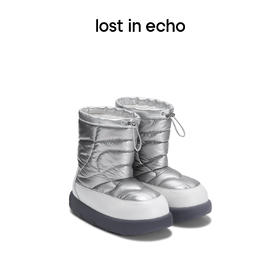 lost in echo 隆冬系列 绗缝填充及踝雪地靴防滑保暖羽绒靴棉鞋