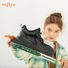 【新春秒杀】Safiya/索菲娅 潮酷机甲风2022冬季新款真皮加绒厚底增高老爹鞋SF24112126 商品缩略图0