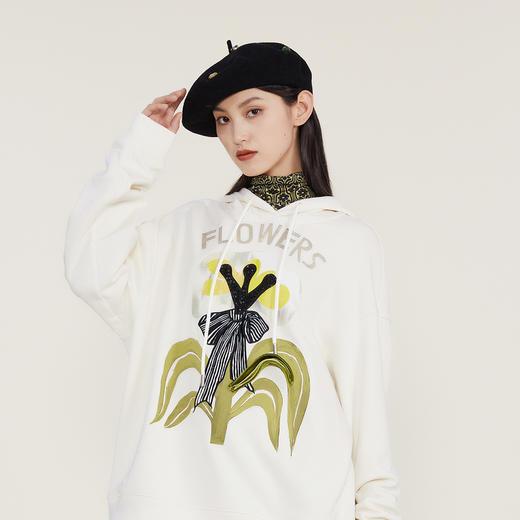 谜底2022冬季新款贝雷帽女复古时尚彩钻帽子出街时尚224MQ2011 商品图1