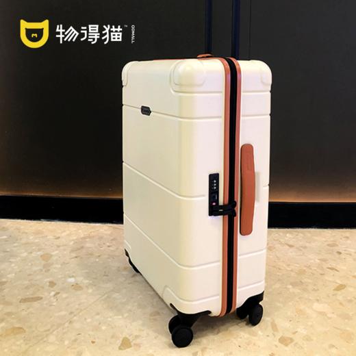 瑞典大牌皮框皮把手商务质感旅行箱19/24/28寸男女拉杆箱9675 商品图2