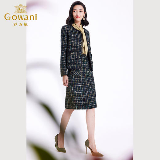 乔万尼小香风外套女新款冬季高级感名媛风EF4B113 商品图3