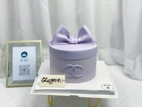 雾霾紫调香奶奶&蝴蝶结翻糖造型