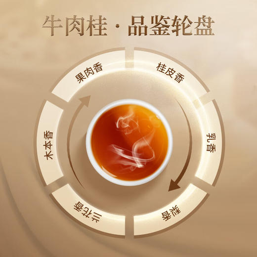 华祥苑牛肉桂牛栏坑 武夷山岩茶礼盒装 G500华茶国缤茶50g 商品图2