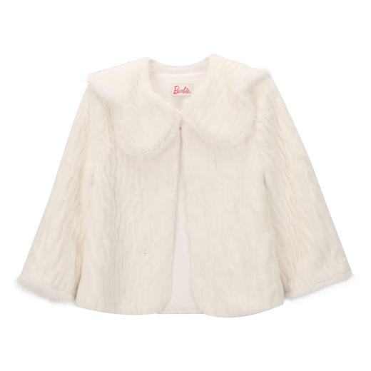 非质量问题不退换哦~蓬纱馆 女童外套秋装毛绒洋气新款-雪芙外套 商品图7