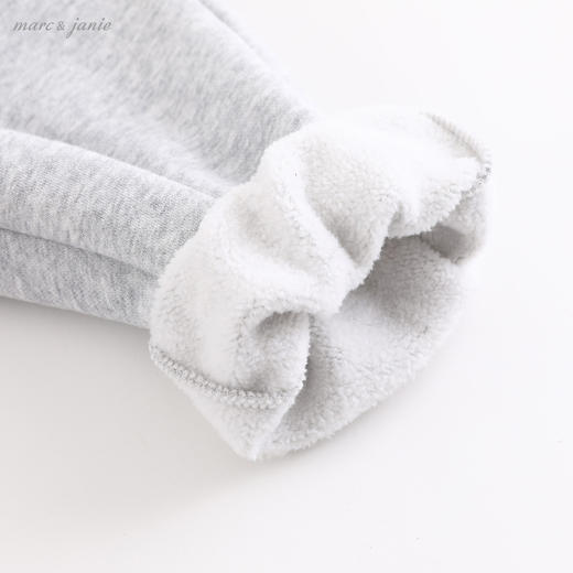 马克珍妮秋冬新款 男女童加绒休闲运动裤 儿童裤子221936 商品图4