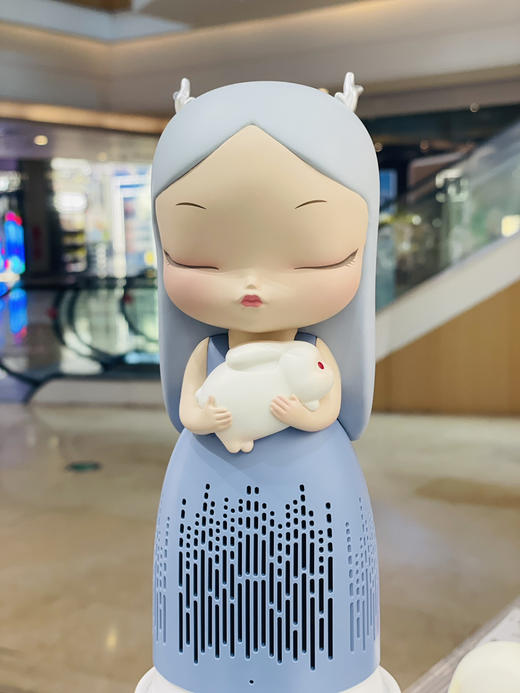 白夜童话-晚安兔蓝牙音箱-蓝冰款 商品图0