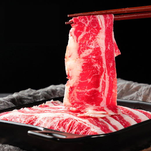 犇西诗原切谷饲肥牛肉片肥牛片好吃家常做法1200g 商品图1