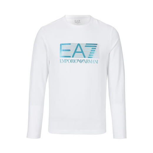 阿玛尼（ARMANI） 男装 男士时尚休闲圆领长袖T恤 10904 商品图0