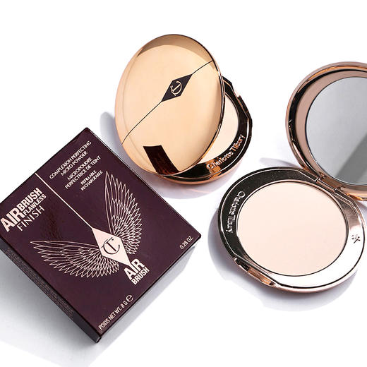 CT柔焦美颜蜜粉饼雾光小金盘定妆控油保湿不脱妆【CDF】 商品图2