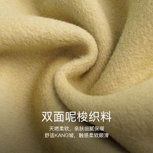 OLrain欧芮儿法式绿色毛呢外套女春2025新款韩系高级西装领大衣 商品图3