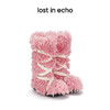 [断码]lost in echo 隆冬系列 爱斯基摩厚底绑带长毛高筒雪地靴毛毛靴 商品缩略图0