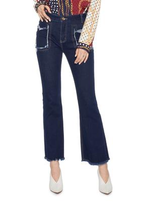 EMC亿美丞 磨边高腰牛仔裤 4972