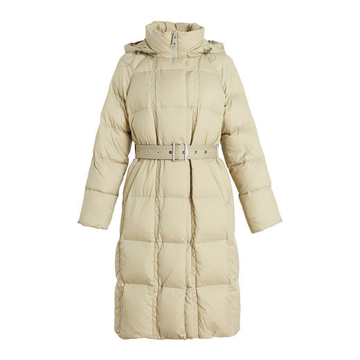 乔万尼羽绒服女款新款中长款收腰加厚立领保暖EF4T173 商品图4