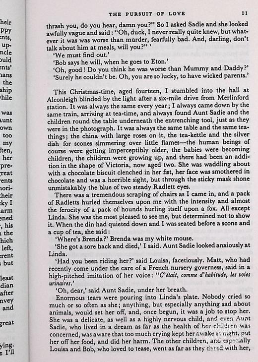 【中商原版】追爱 三部曲合集 英文原版 The Pursuit of Love With Love in a Cold Climate The Blessing Nancy Mitford 商品图6