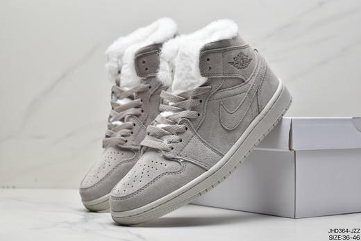 耐克Nike Air Jordan 1 Mid SE Brown Fleece中帮经典复古休闲运动板鞋男女鞋 商品图7