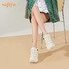 【新春秒杀】Safiya/索菲娅 潮酷机甲风2022冬季新款真皮加绒厚底增高老爹鞋SF24112126 商品缩略图9