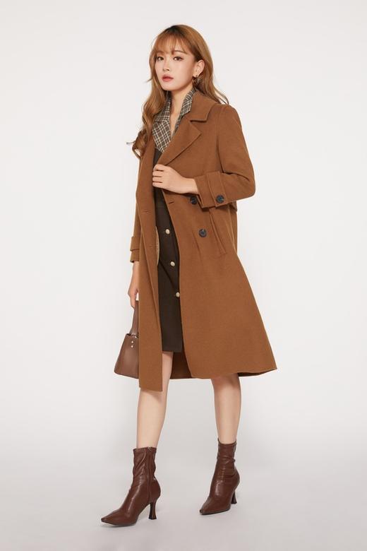 Le Malene 格纹假两件连衣裙 10040 商品图3