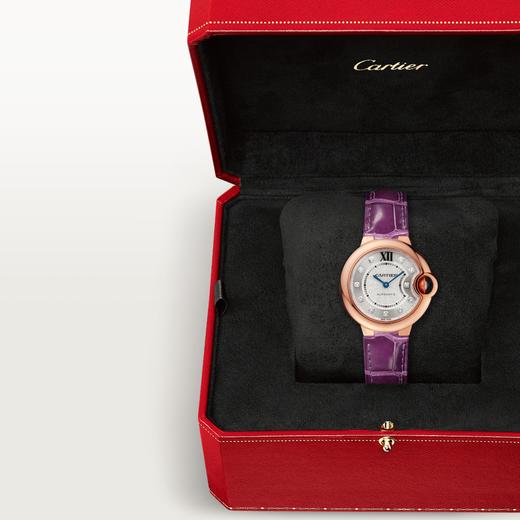卡地亚 Cartier Ballon Bleu de Cartier 蓝气球腕表 33毫米 18K玫瑰金 自动上链 WE902063 商品图4