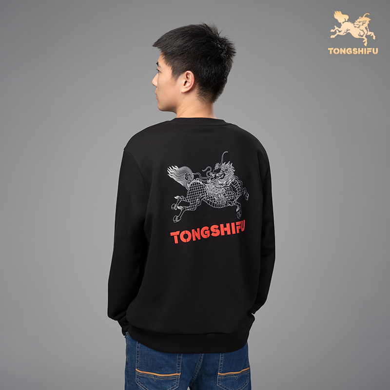 铜师傅麒麟长袖卫衣