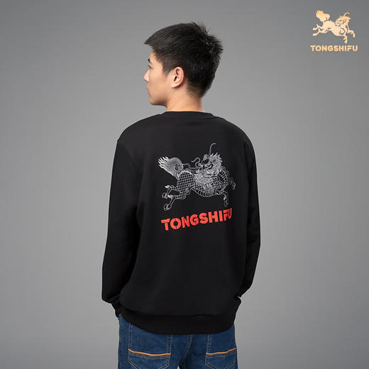 铜师傅麒麟长袖卫衣 商品图0