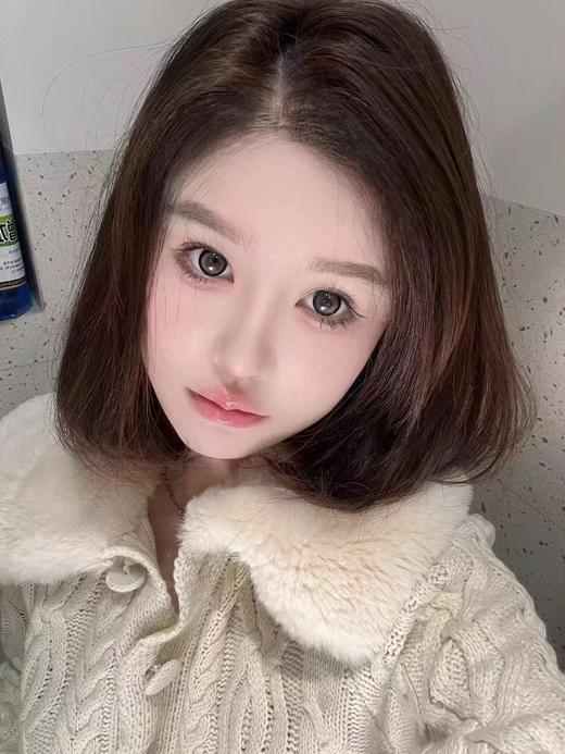 Sntty月抛美瞳 泡泡黑灰 14.5mm 商品图0