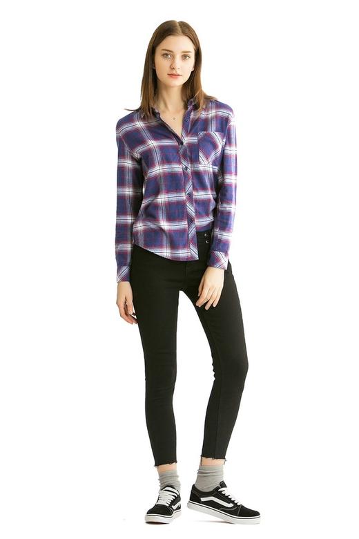 HAYES 中性风格纹衬衫 363 商品图1