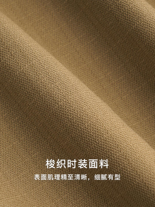 OLrain欧芮儿法式咖色时尚套装女秋冬2022年新款背带连衣裙两件套 商品图2