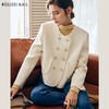 OLrain欧芮儿法式短款双面毛呢外套女秋冬2024新款双排扣羊毛大衣 商品缩略图0