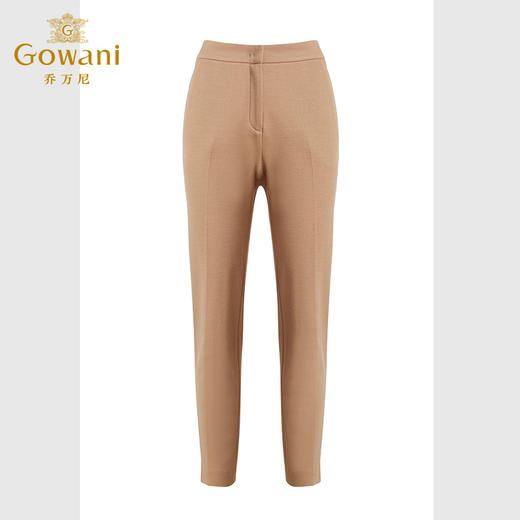 100%绵羊毛乔万尼裤子女秋冬冬季新款显瘦西装裤EF4F125 商品图4
