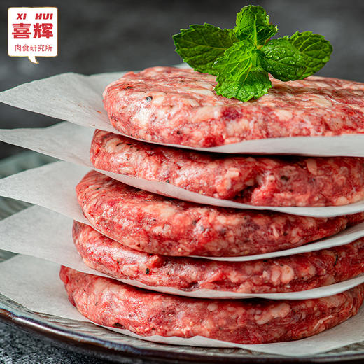 喜辉黑椒纯牛肉饼 无淀粉纯牛肉 在家也能轻松做大厨 商品图1