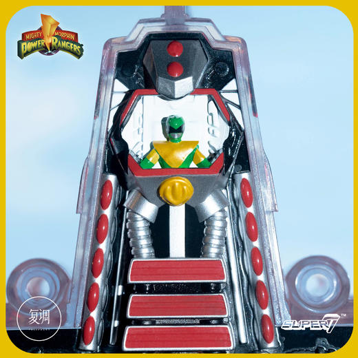 现货 Super7 恐龙战队 大龙神 透明版 Super Cyborg系列 商品图5